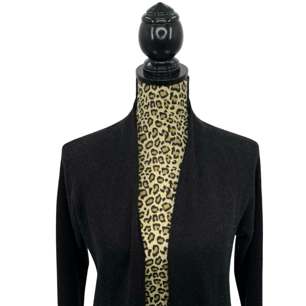 Babaton Black Open-Front Cardigan